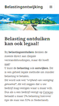 Mobile Screenshot of belastingontwijking.nl