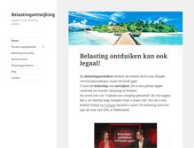 Tablet Screenshot of belastingontwijking.nl